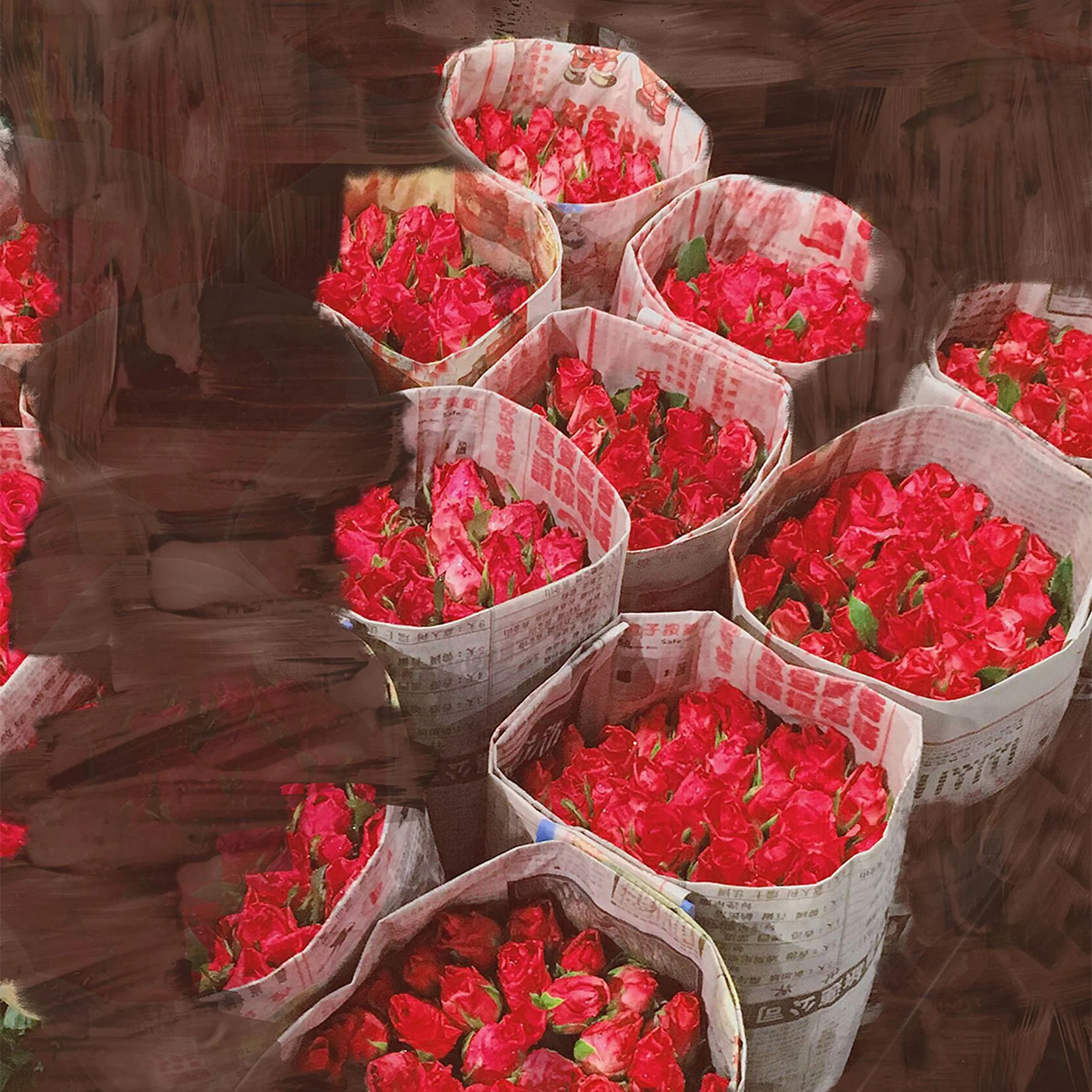 Burning Rose Duftlys - Image 2