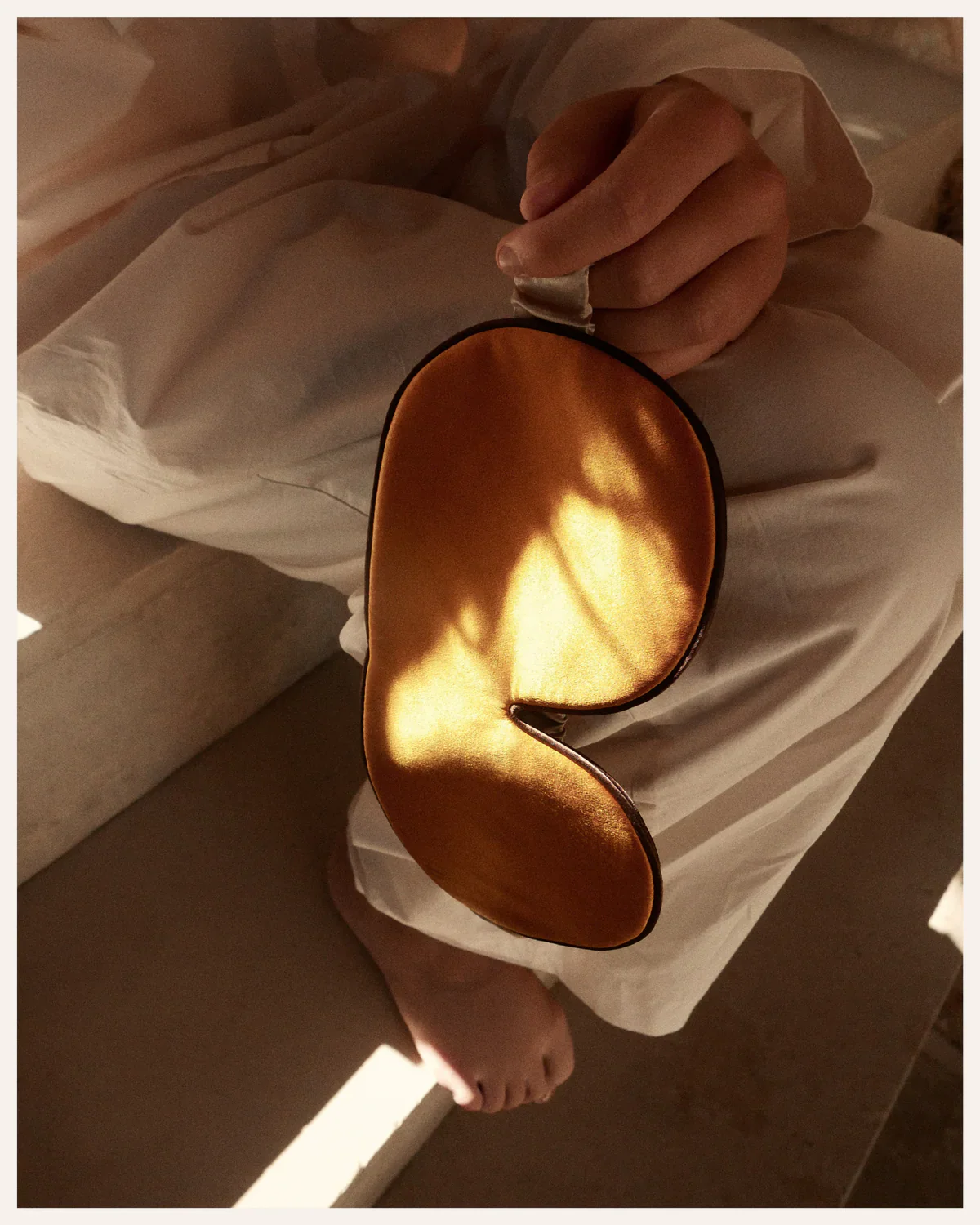 Golden Hour Silk Sleep Mask - Image 3